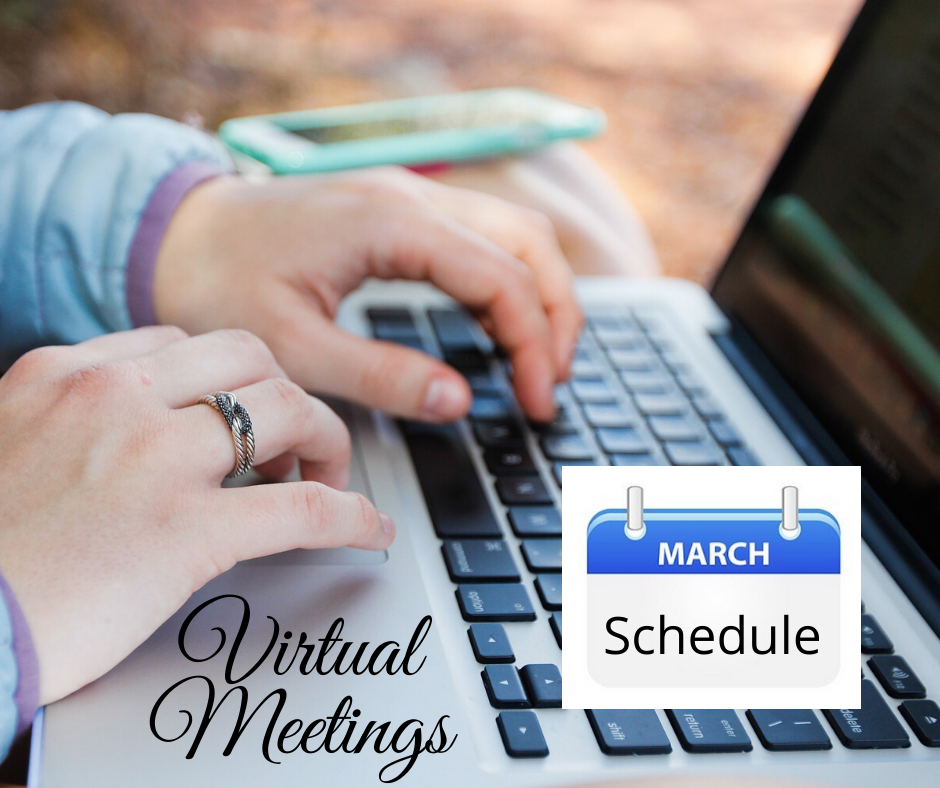 Virtual Meetings for March 2022