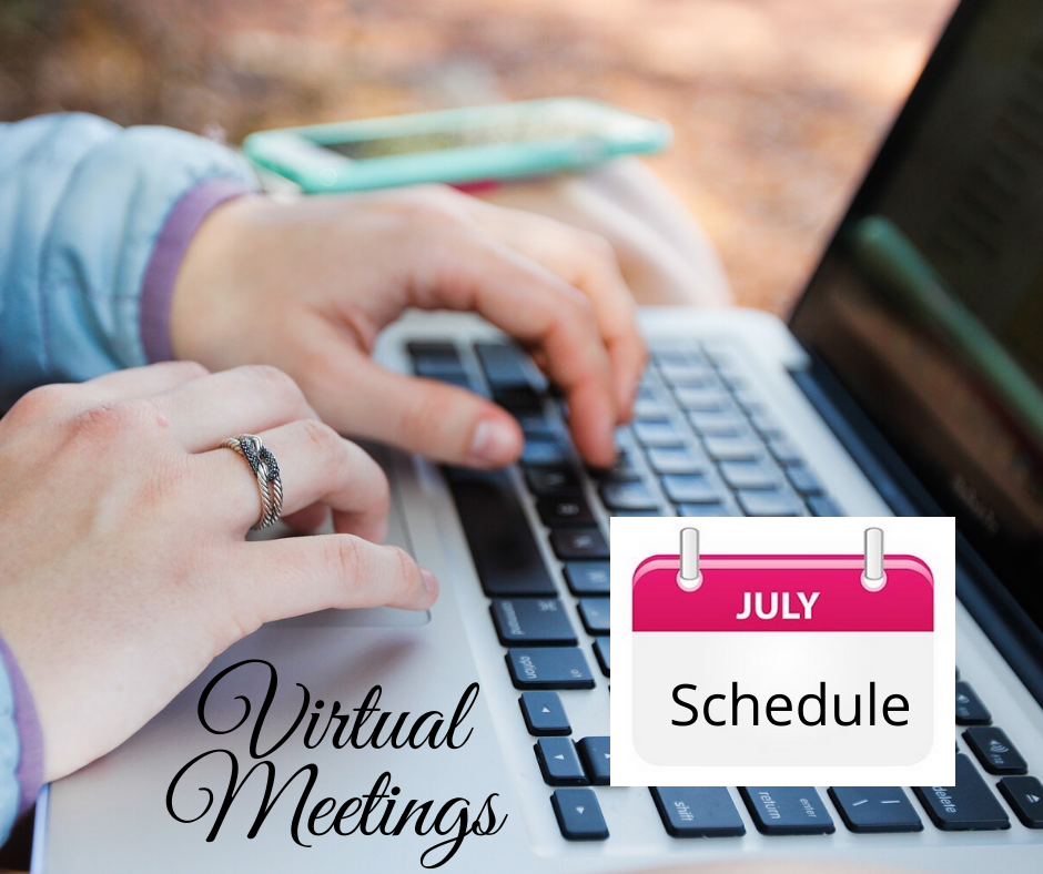 Virtual Meetings for End of July 2022