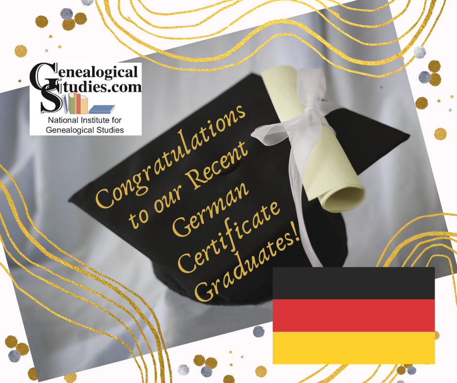 Our Recent German Records Graduates