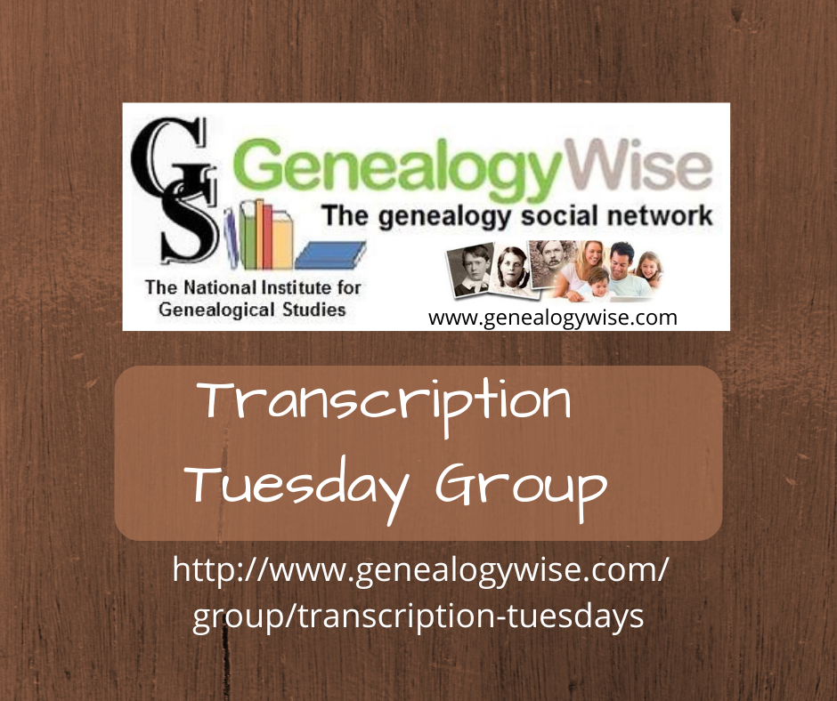Transcription Tuesday