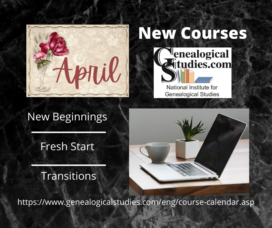 April Brings… New Beginnings!