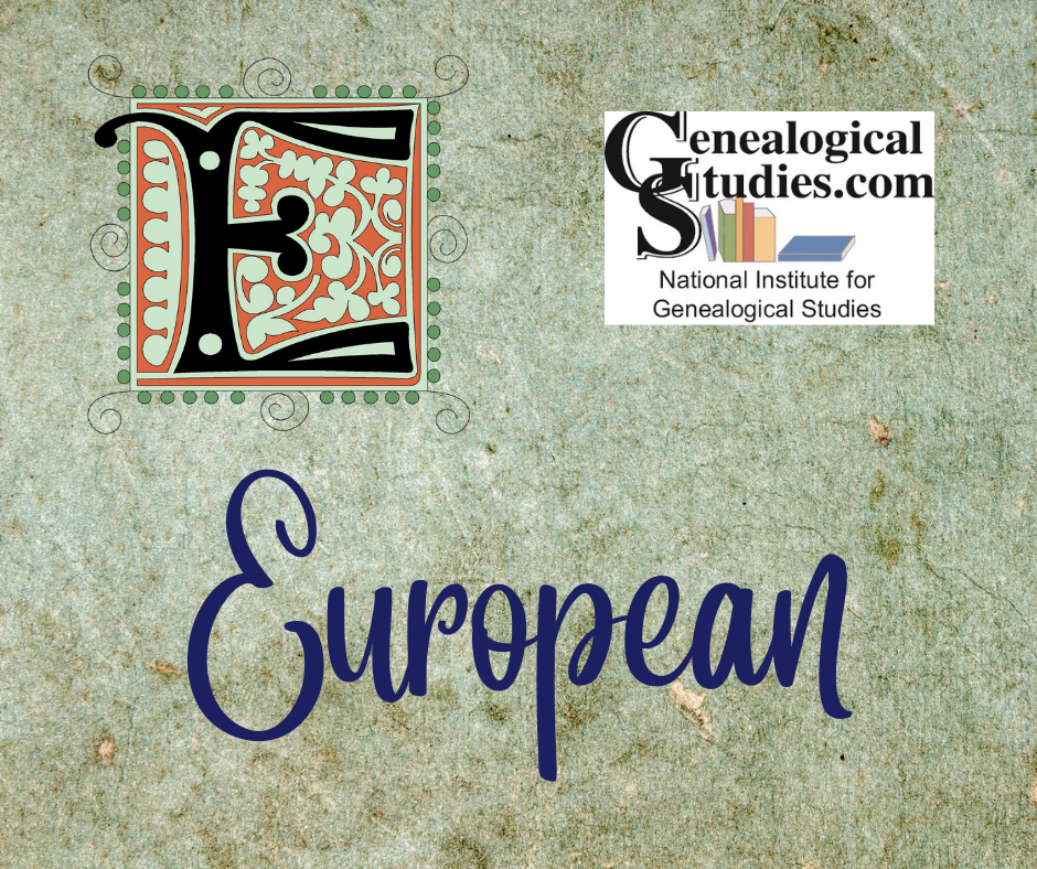 Research A-Z ~ European