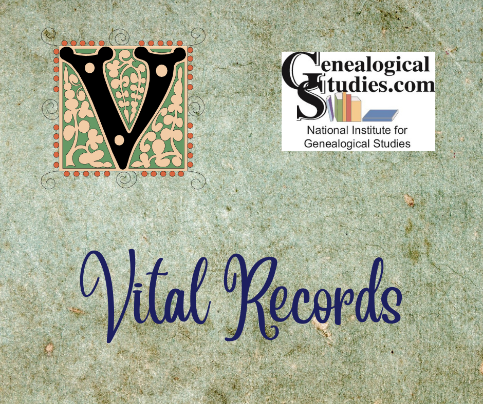 Research A-Z ~ Vital Records