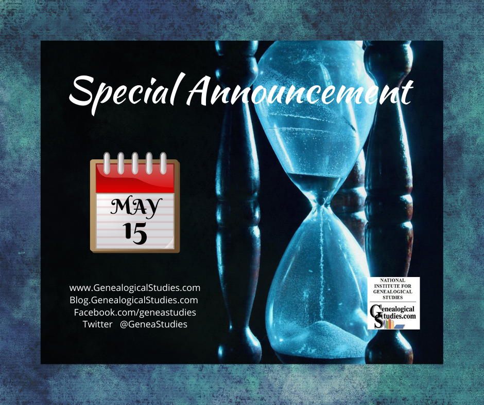 Special Announcement