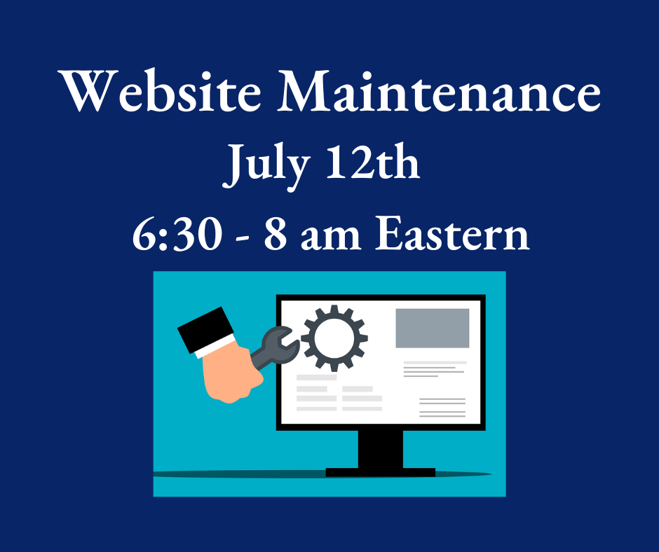 Scheduled Website Maintenance