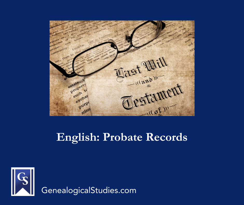 English: Probate Records