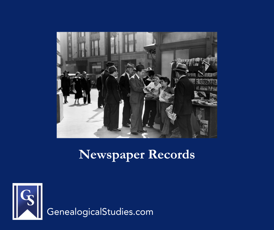Newspaper Records