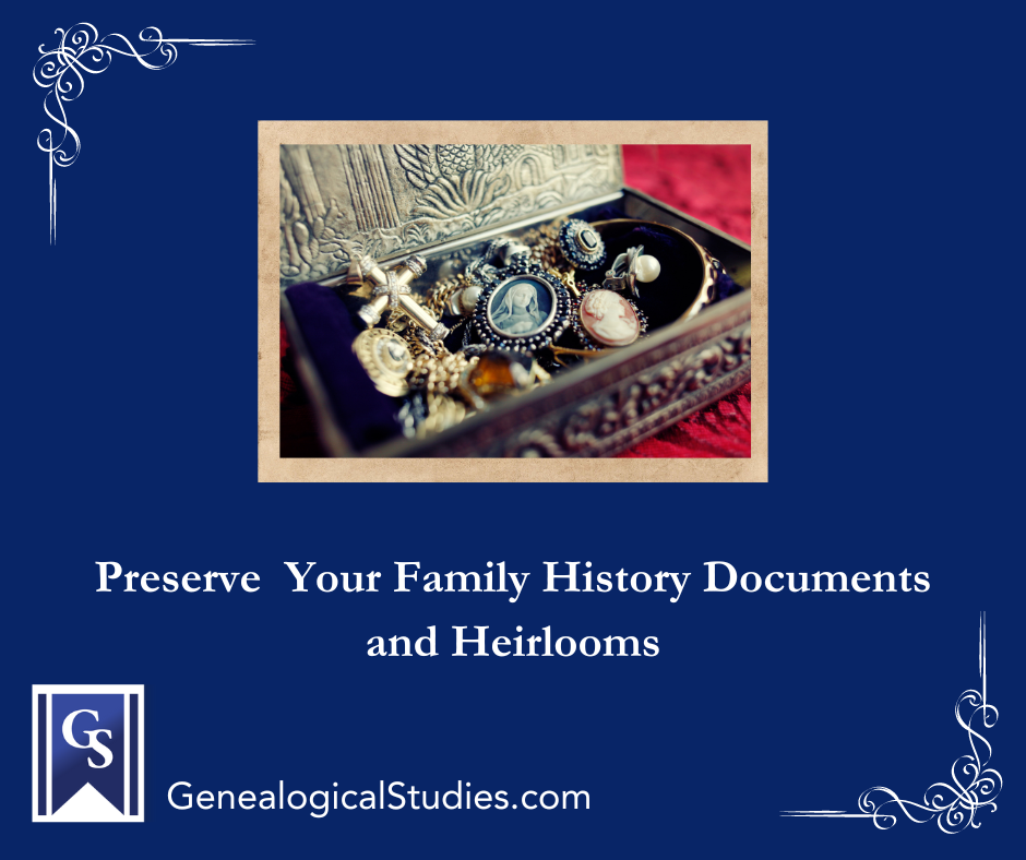 Save Your Precious Heirlooms