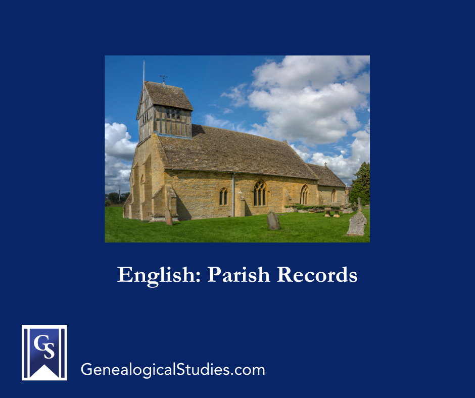 English Parish Records