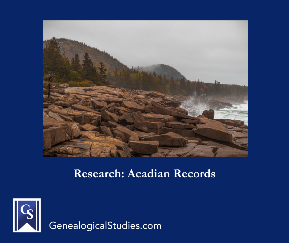 Acadian Ancestors