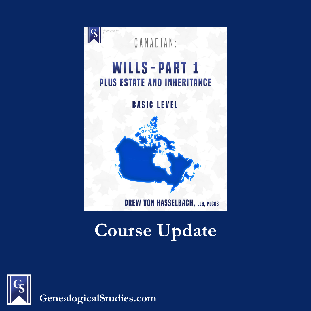 Updated Canadian Wills Course